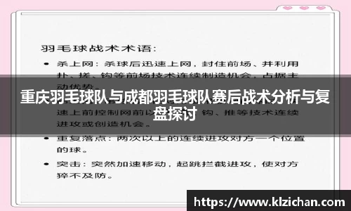 重庆羽毛球队与成都羽毛球队赛后战术分析与复盘探讨